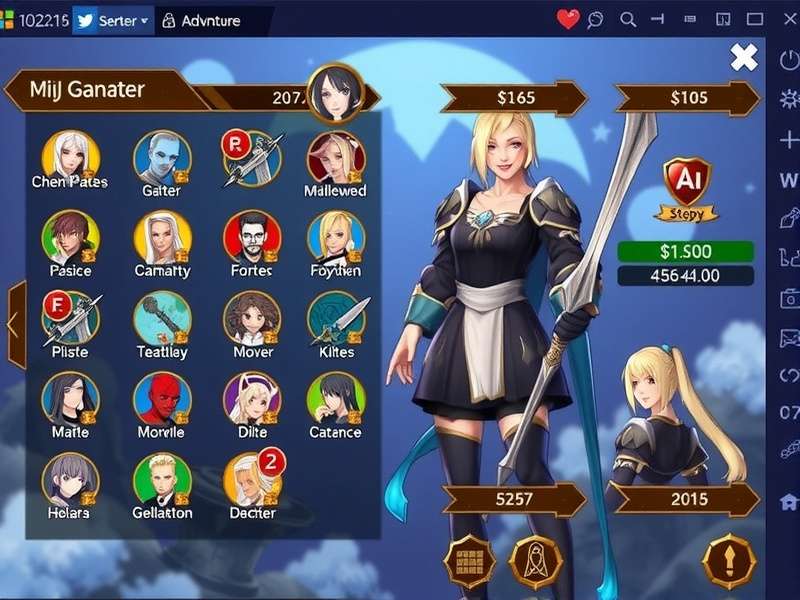 Celestial Verdict Adventure World Map