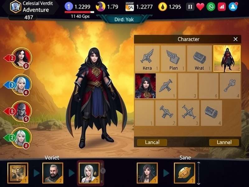 Celestial Verdict Adventure Game Screenshot